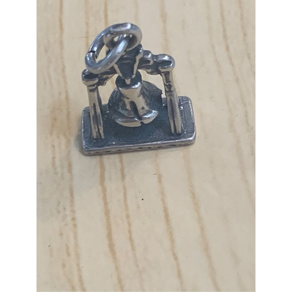 Liberty Bell Sterling Silver Jewelry Charm